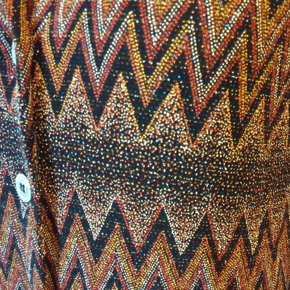 Rabbit Rabbit Rabbit Metallic Button Down Top - Picture 6 of 8